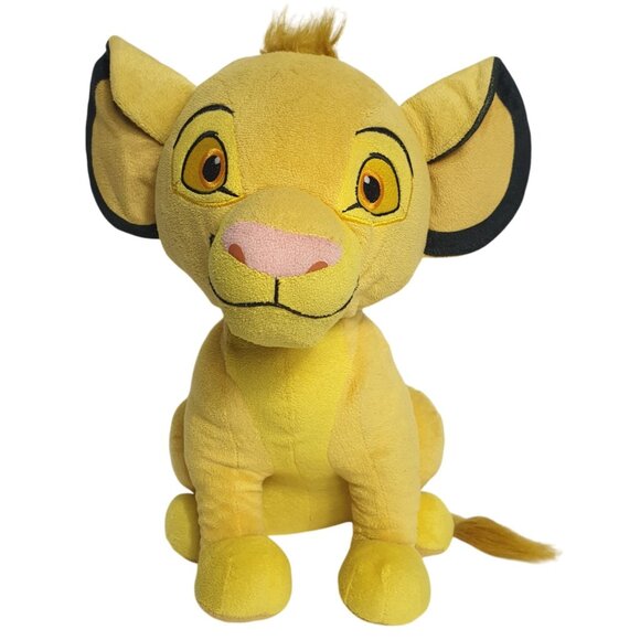 VTG Disney SIMBA Plush The Lion King 14" Lg Stuffed Animal Toy Authentic 2000 - Picture 1 of 5